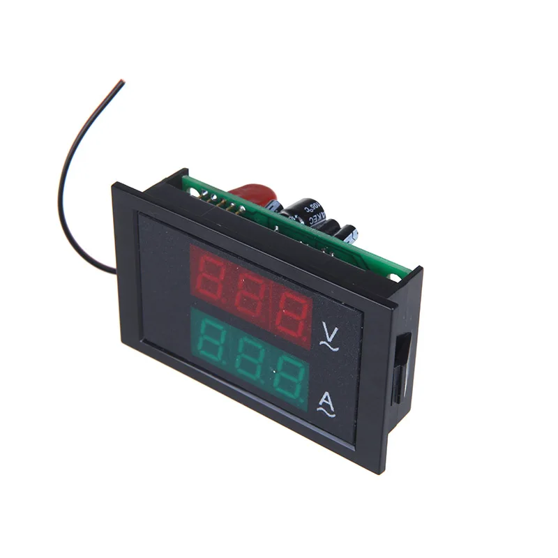 Digital LED Voltage Meter Ammeter Voltmeter with Current Transformer AC80-300V 0-100.0A Dual Display
