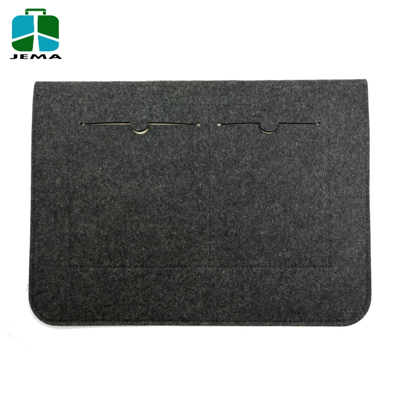 Новое поступление дизайнерский черный фетровый чехол для ноутбука 13