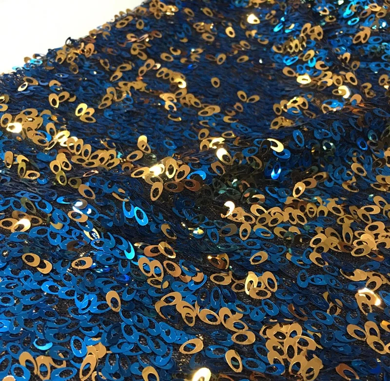 luxury all over bright shining sequin lace fabric 9mm sequins embroidery design shiny lace for party dress or clothing