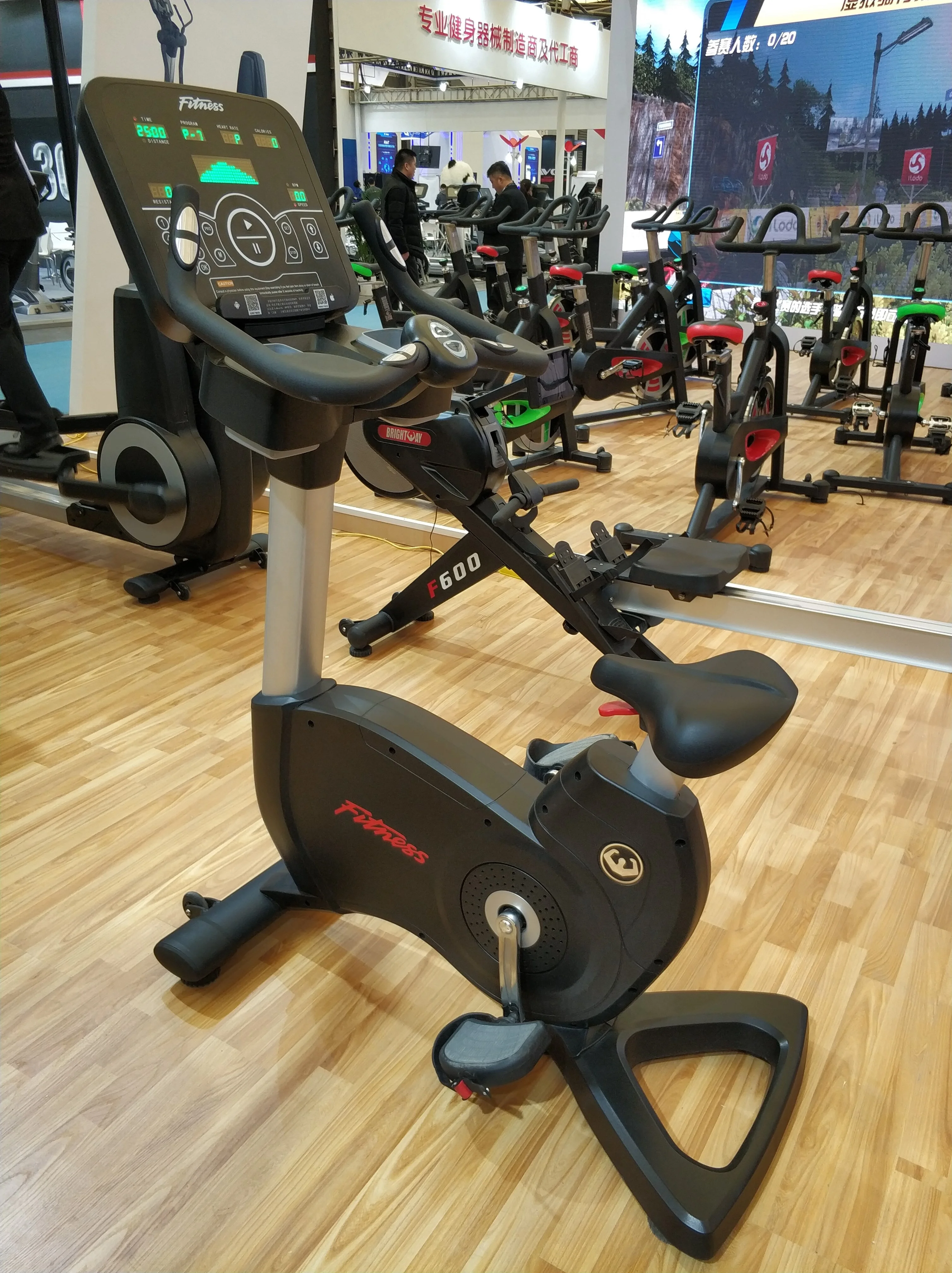  EB8600 home use electric bike Upright Exerciser Bike Cardio Gym Fitness Equipment gym