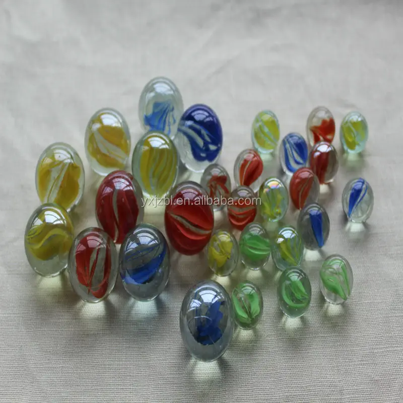 Лидер продаж, цветной промышленный игрушечный стеклянный мраморный шар для детей
