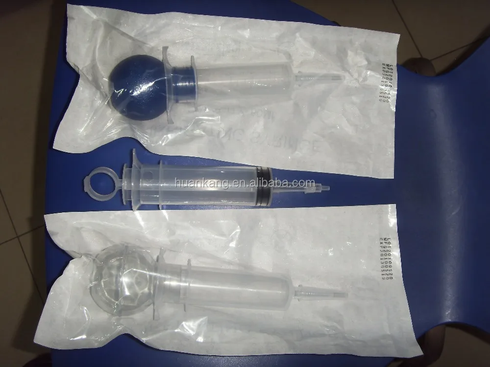 100ml plastic large irrigation syringe with cap