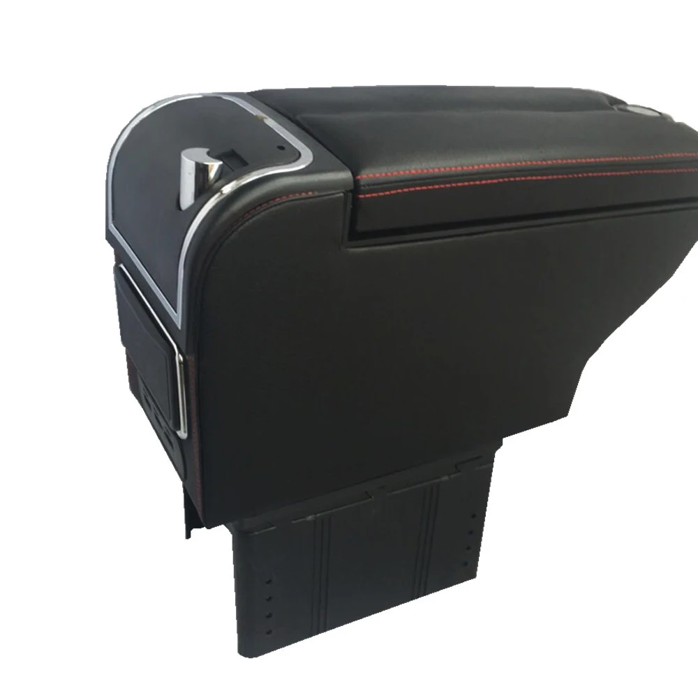 Hot Sale Multifunction Auto Accessories Center Organizer Storage Box With USB Interior Trim Car Universal Armrest Console Boxes