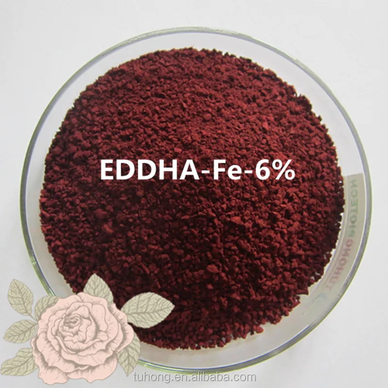 
Dark Red EDDHA/Chelated Iron/EDDHA-Fe-6% granular micronutrients fertilizer 