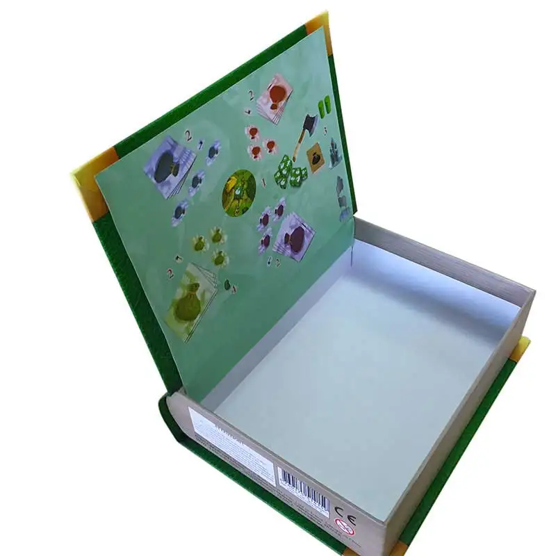 Special Book Packaging Faux Cardboard Paper Book Style Shaped Safe Gift Box Packaging