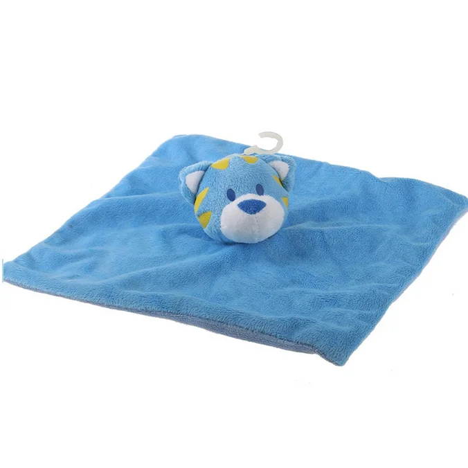 Super Soft Plush Velour Teddy Shape Baby Comforter