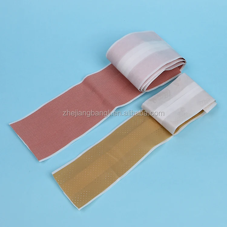 Precut Waterproof PVC heavy weight fabric long strips wound plaster wound dressing