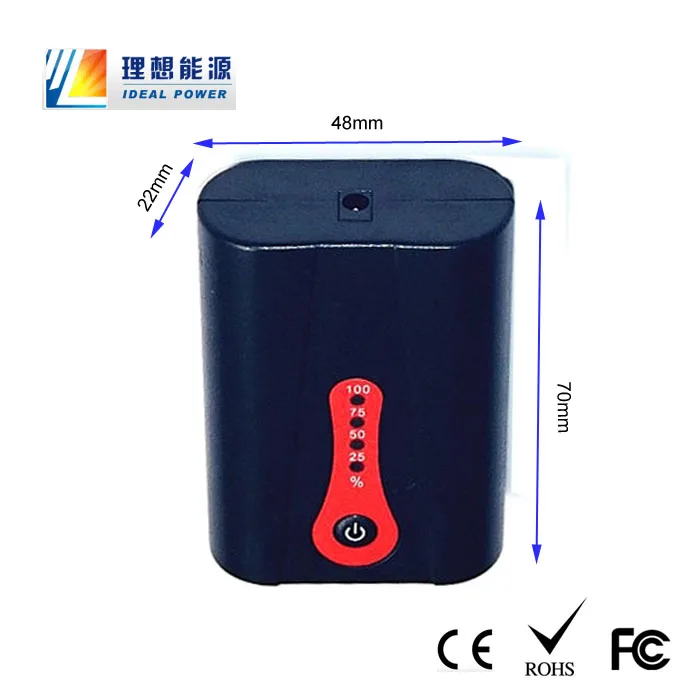 
Battery 7.4V 2200mAh for Heated Gloves Li Ion Rechargeable Battery Adjustable Temperature Control 