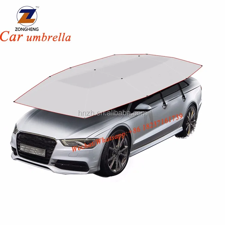 Portable Car Packing Canopy Electrical Automatic Remote Control Car Umbrella