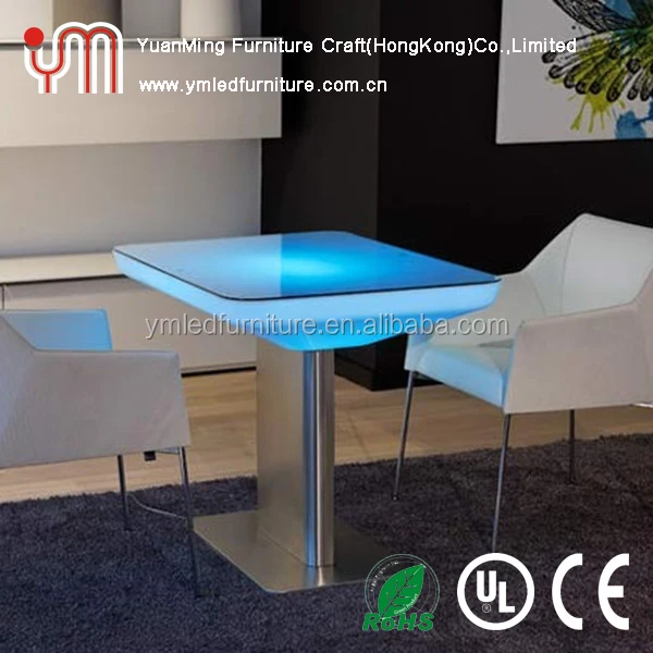 Outdoor Illuminated Lounge Table