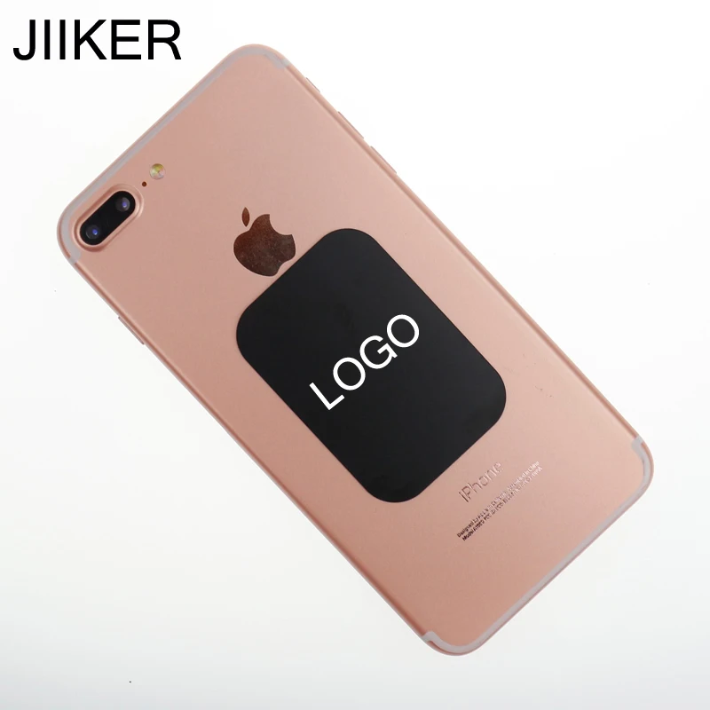 1 Rectangular 1 Round magnetic car holder metal plate with 3M Adhesive for phone Holder