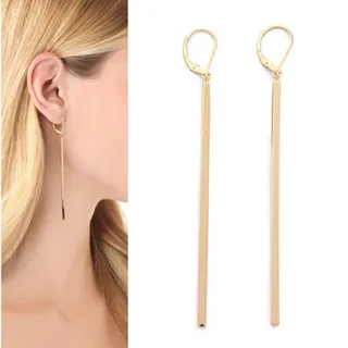 Latest fashion Earring Sticks Gold Hanging Earrings