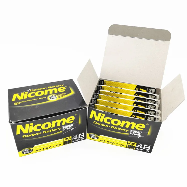 excellent quality wholehouse china power r6 aa size battery for Calculators