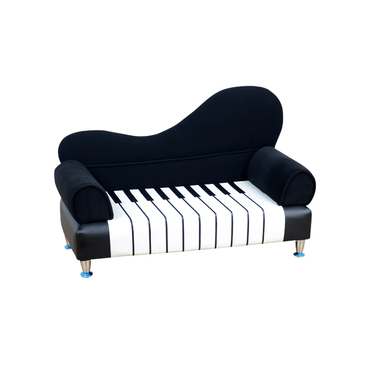 cheap 2 seater modern kids leather sofa