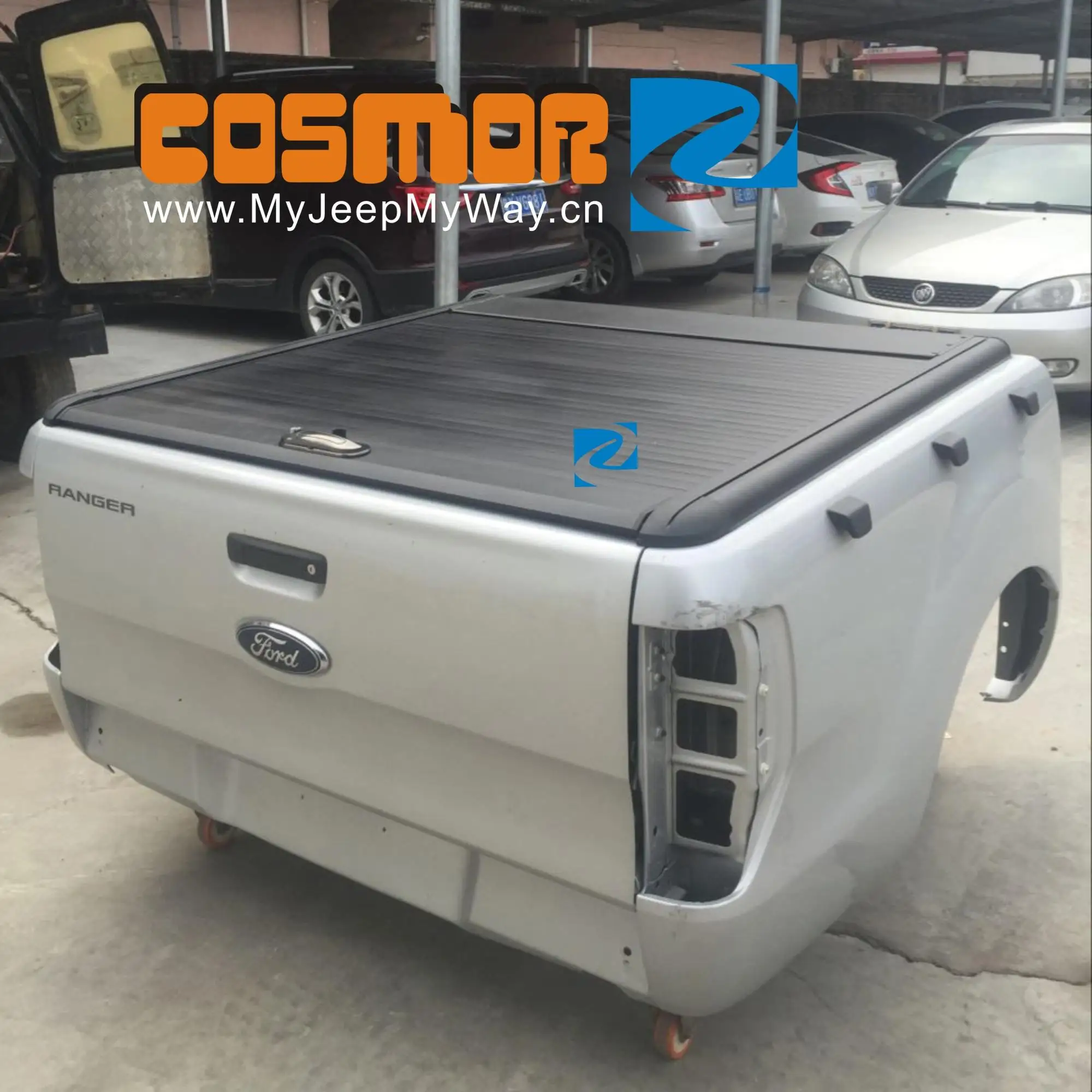 Aluminum Rolling tonneau cover for Ranger 2012+