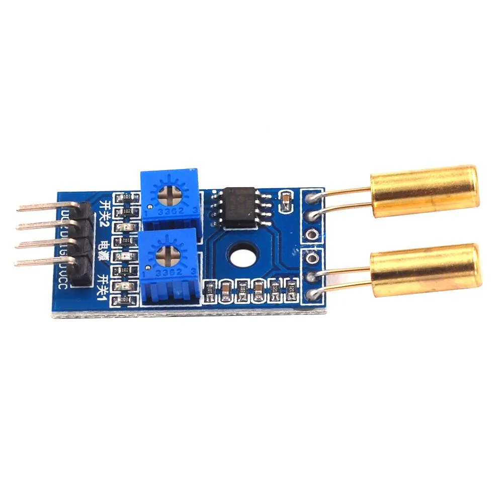 2 Channel Output Tilt Slant Angle Sensor Relay Module Golden SW520D ball switch tilt sensor module