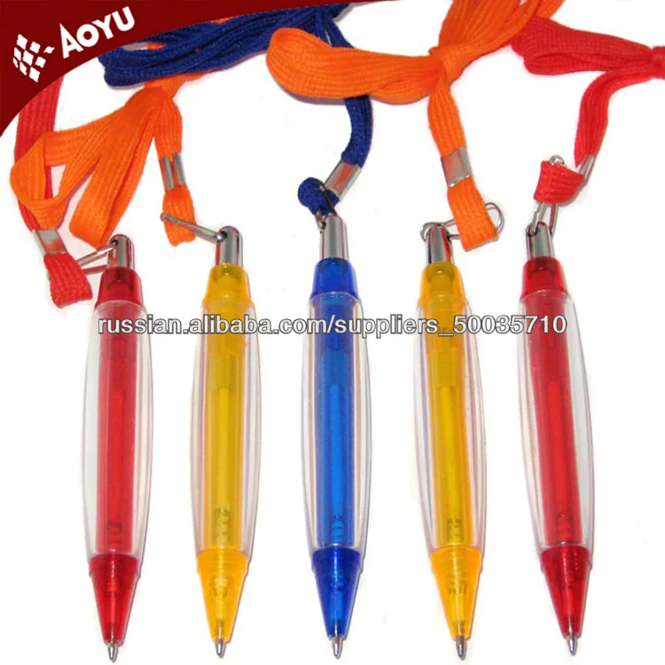 2014 новы год горячий продавать рекламные шнурки пластиковые ручки
