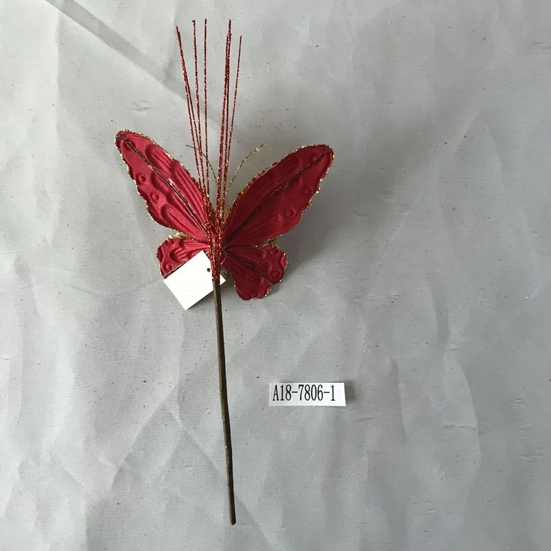 handmade artificial butterfly for Christmas