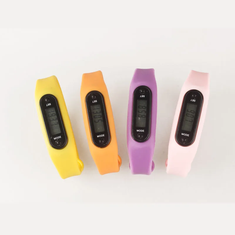 Fashion cheap promotional pedometer  sports bracelet pedometer wristband Fitness tracker pedometer watches