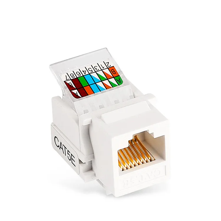 Cheap Price Female Internet Cable Connector RJ45 Cat5e UTP Wall Jack