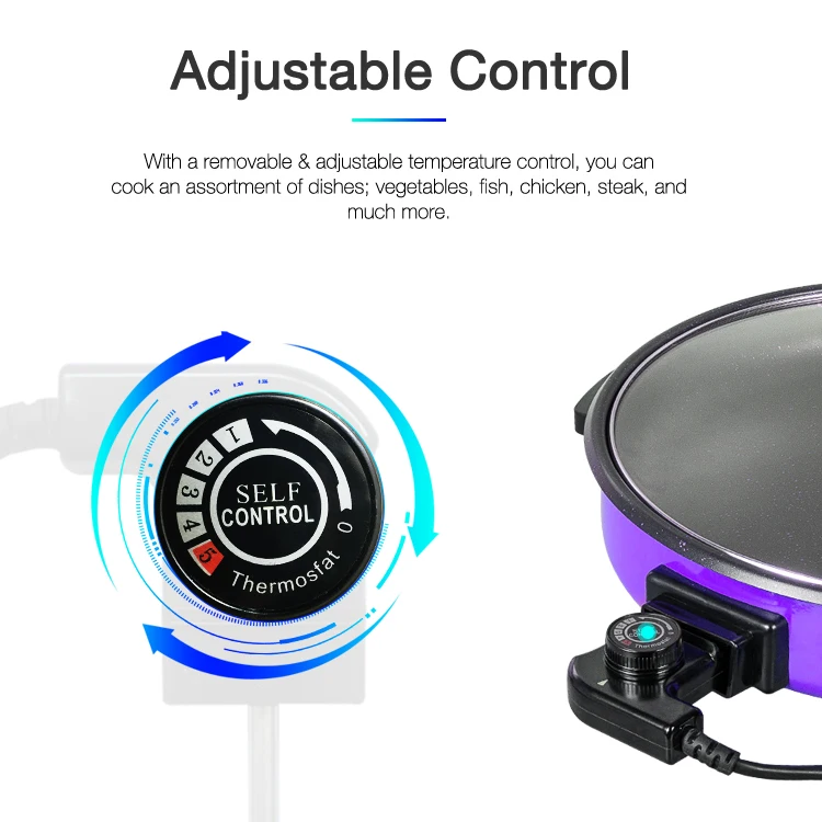 Долговечная электрическая сковорода-гриль Andong хорошего качества для приготовления пищи