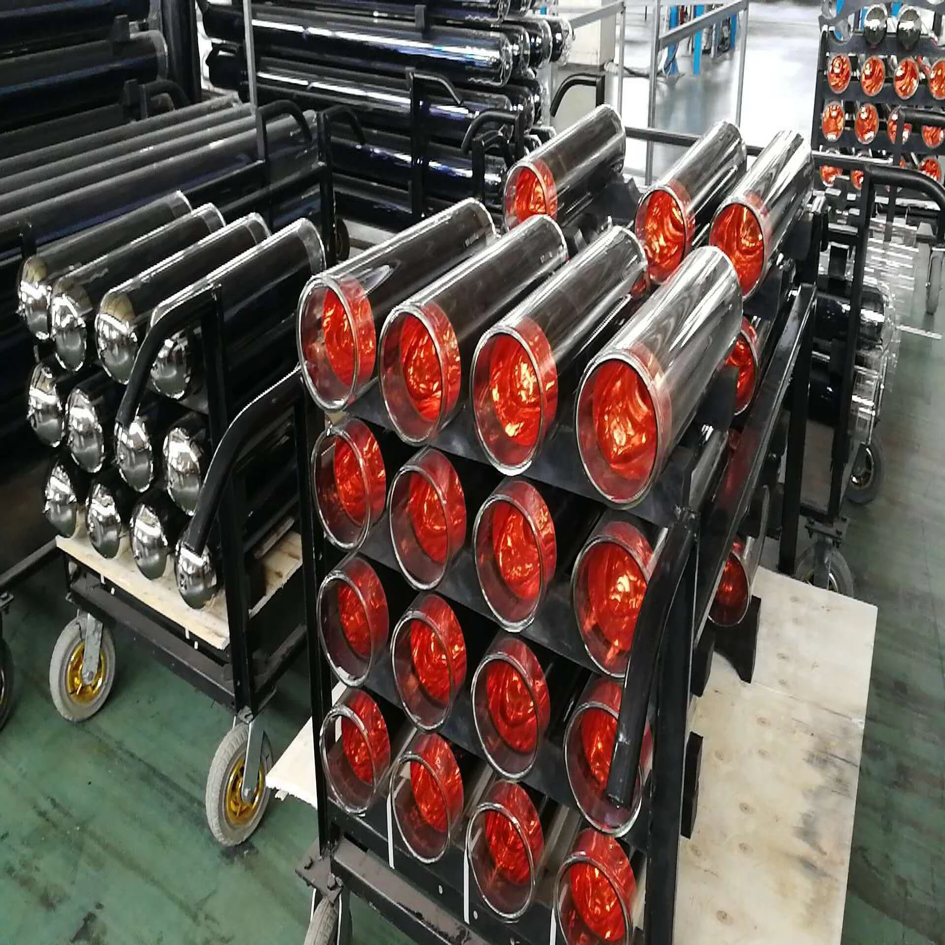 large diameter solar vacuum tube with 125*600mm for solar cooker