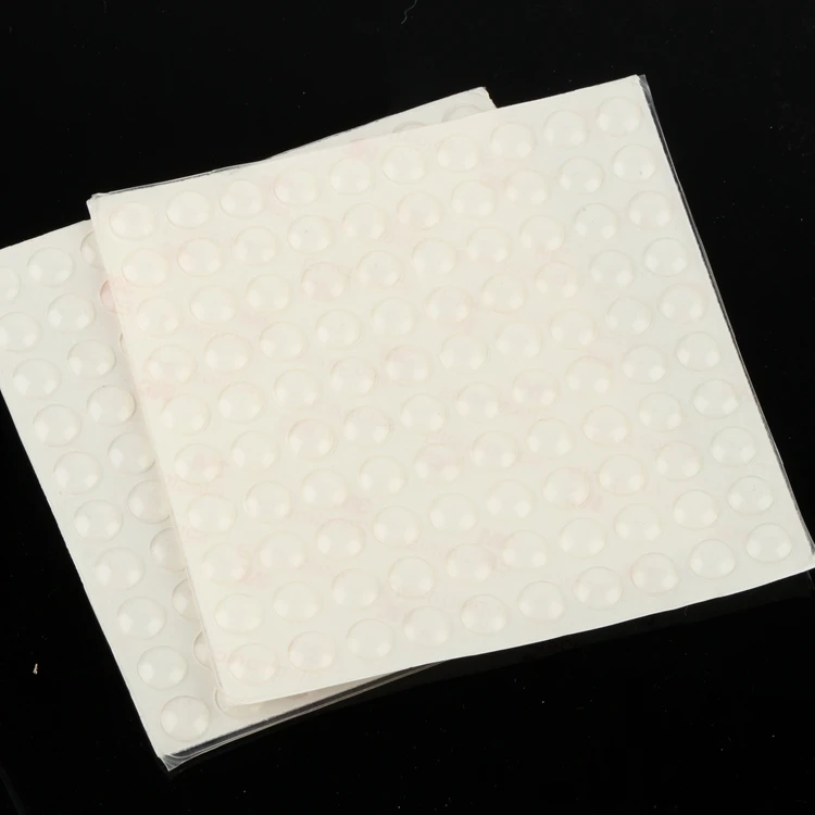 Cylindrical Adhesive Rubber Bumper Feet, Round Silicone Bumper Dot, Protective Anti Slip Feet