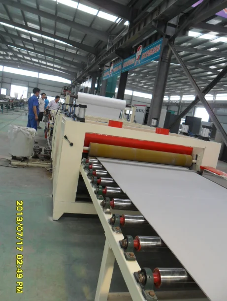 
Gypsum ceiling tile making boarder machine 