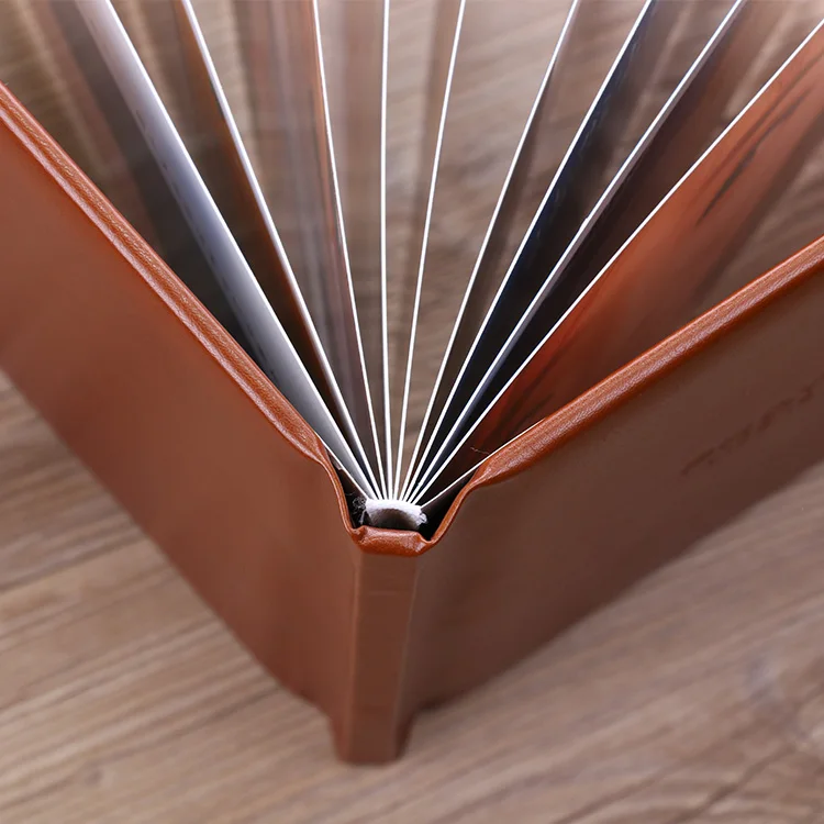 Colorful Printed Glossy Lamination A3 A4 A5 A6 Coated Paper wedding album leather photo book cover