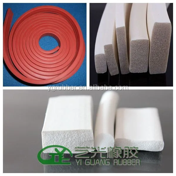 adhesive silicone sponge rubber seal strip tape
