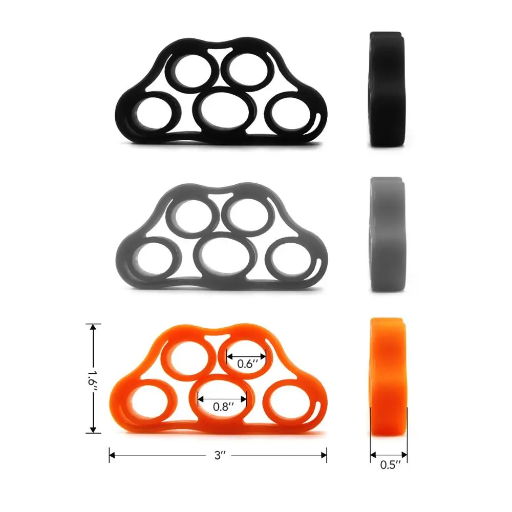 
Strength Trainer for Forearm Exercise, Guitar Finger Strengtheners and Rock Climbing Grips Workout 