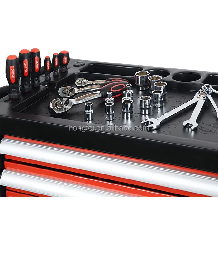 27' Inch Steel Tool Box Trolley For Warehouse Storage Tools