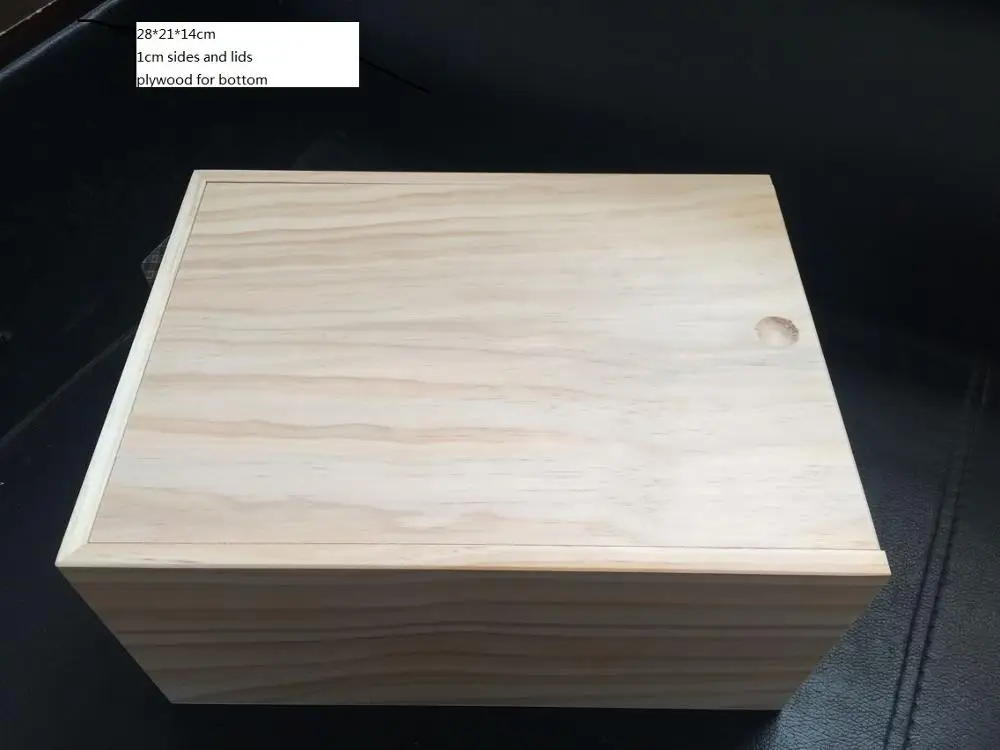 small wooden sliding lid box/wooden storage box with sliding lid/small wooden packaging box