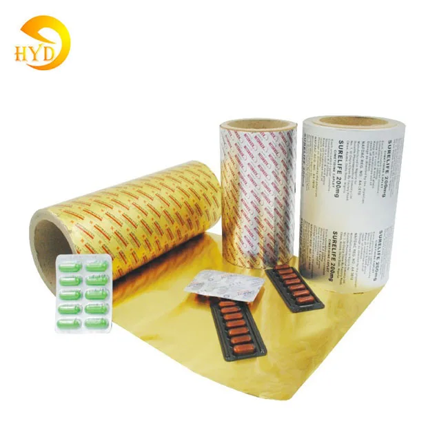 medicine  pack roll  aluminum foil capsule tablet blister packing machine