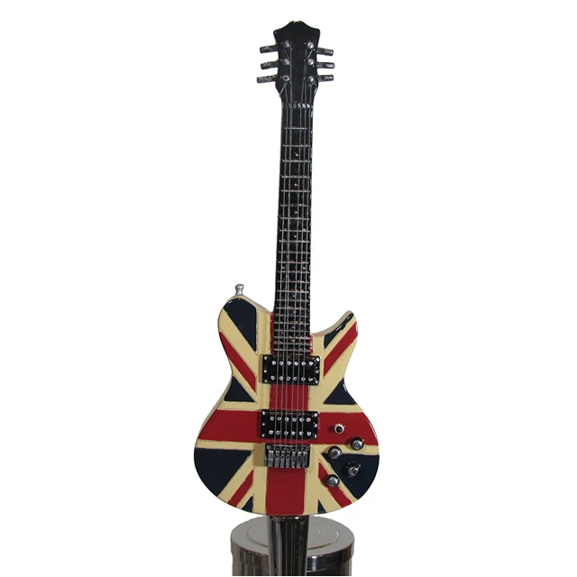 Wholesale British Flag Acoustic Guitar Music Bar Beer Tap Handle Beer Dispenser