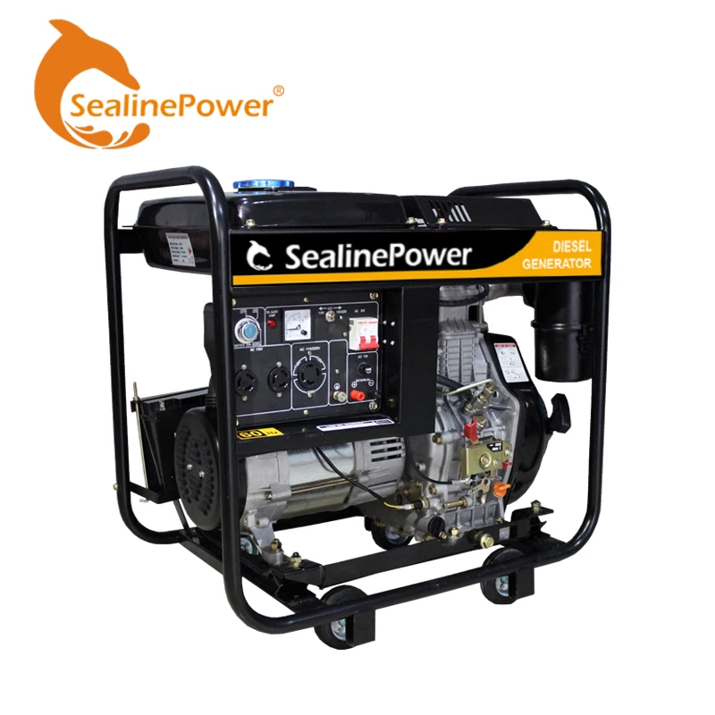 2KVA аккумуляторная 220 вольт генератор 2kw Diesel