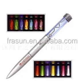 spiral multi color led pen/multi color spiral led pen/Spiral Light Up Multicolor LED pen