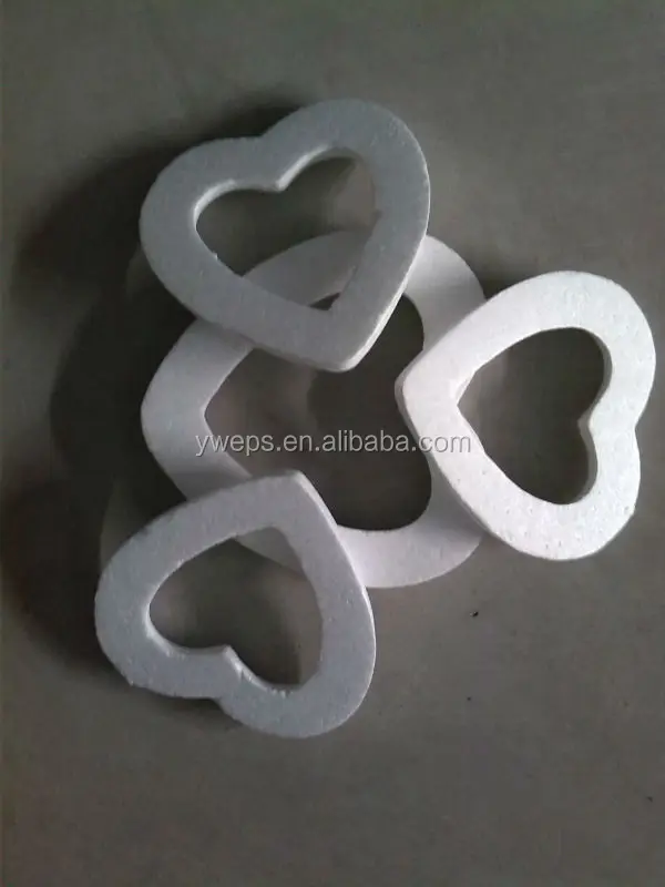styrofoam heart wreath