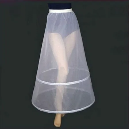 
Women Bridal 2 Hoops Ankle-Length Petticoat Wedding Dress Crinoline Underskirt WF945 
