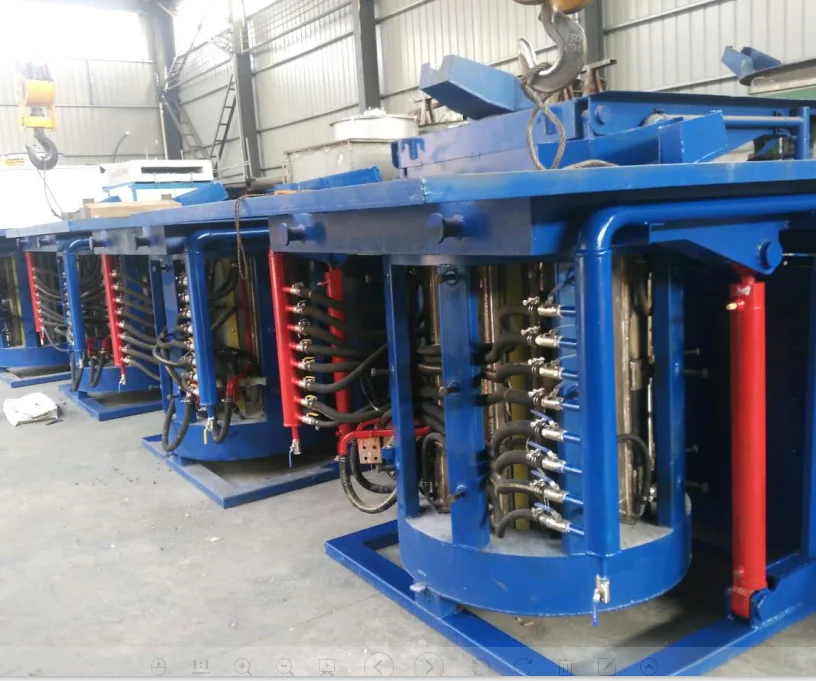 industrial high temperature electric steel scrap pig iron cast iron melting smelting furnace