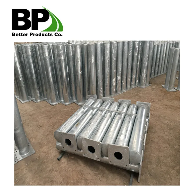 Parking Lot Metal Yellow Steel Pipe Bollard