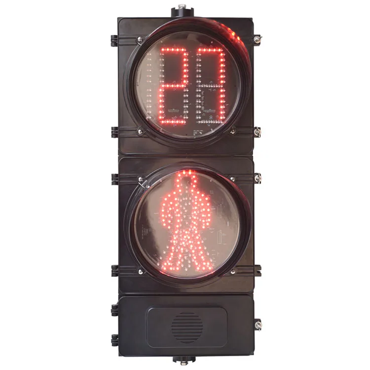 Acoustic Device Traffic Light For Disabled People, Dynamic Pedestrian  Light With Countdown Timer