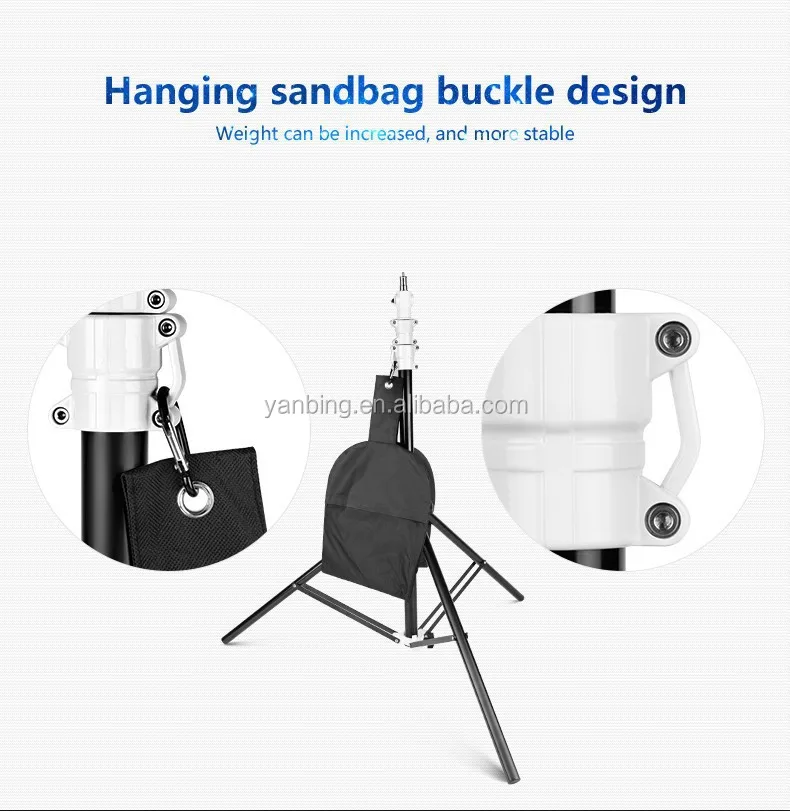 ]Photography Equipment HPUSN Photo Studio Flexible Detachable Tripod Light Stand 2.2M