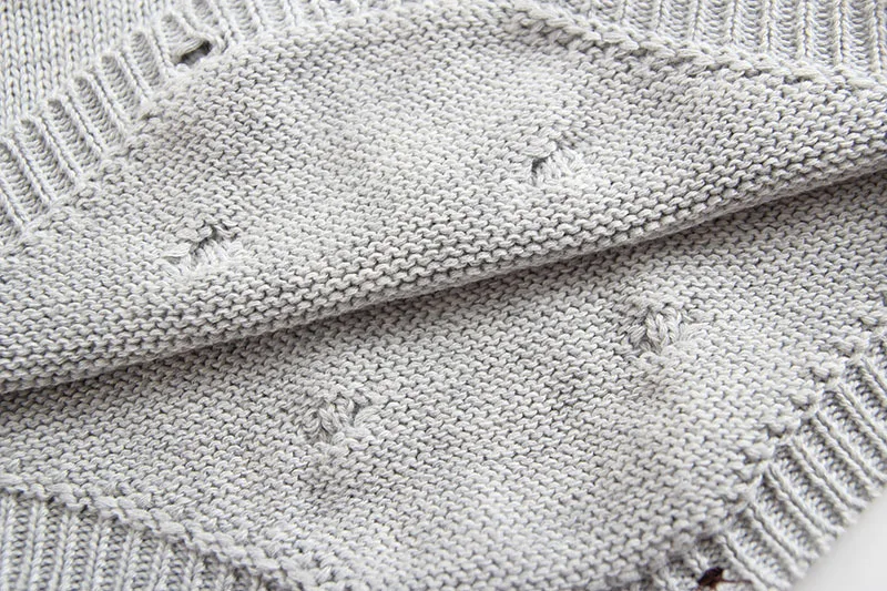 
S63645B Baby Girls Knitting Romper Newborn Baby Girl Clothes Fashion Knitted Baby Romper Overalls Autumn Sweater Boys rompers 