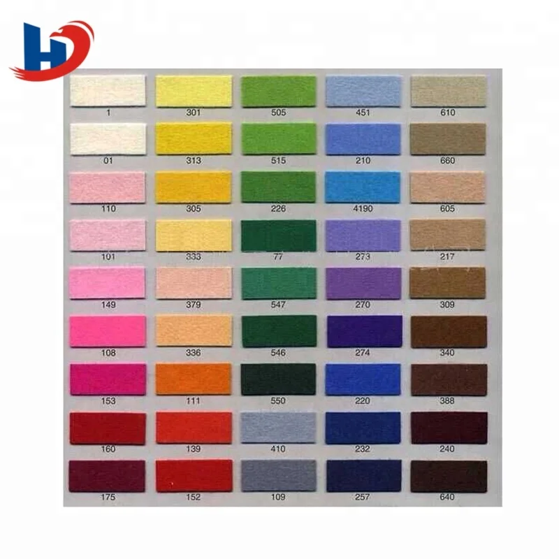 Alibaba most popular reliable quality thickness color wool felt