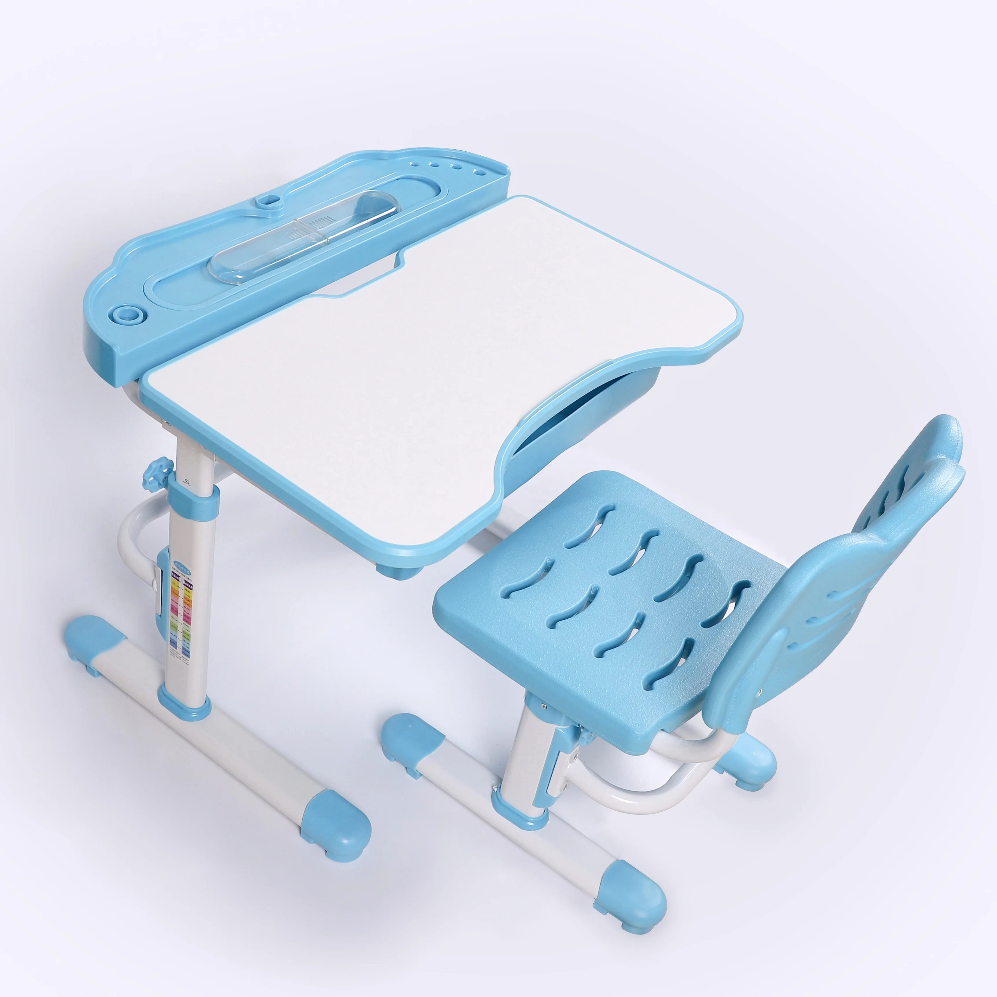 
hot sale children study table for kids reading table with LED lamp 