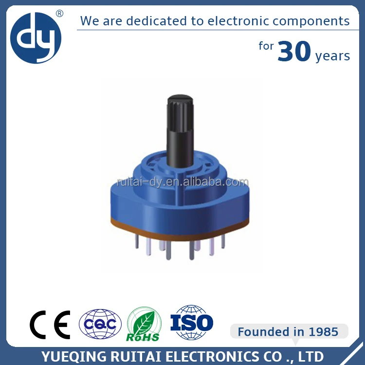 2016 Alibaba Оптовая Продажа Фабрики Настроены 3 Положение Поворотного Переключателя