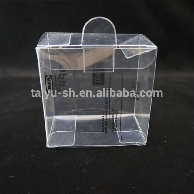 High Transparent Window Packagge Folding Biodegradable Plastic Packaging Custom Pet Boxes For Apparel