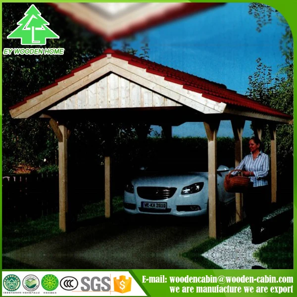 Latest design outdoor waterproof carport aluminum / wooden carport for sale