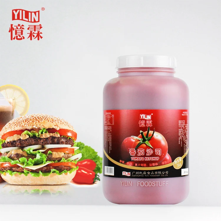 YILIN 3kg fresh ketchup tomato sauce from tomato sauce YILIN company